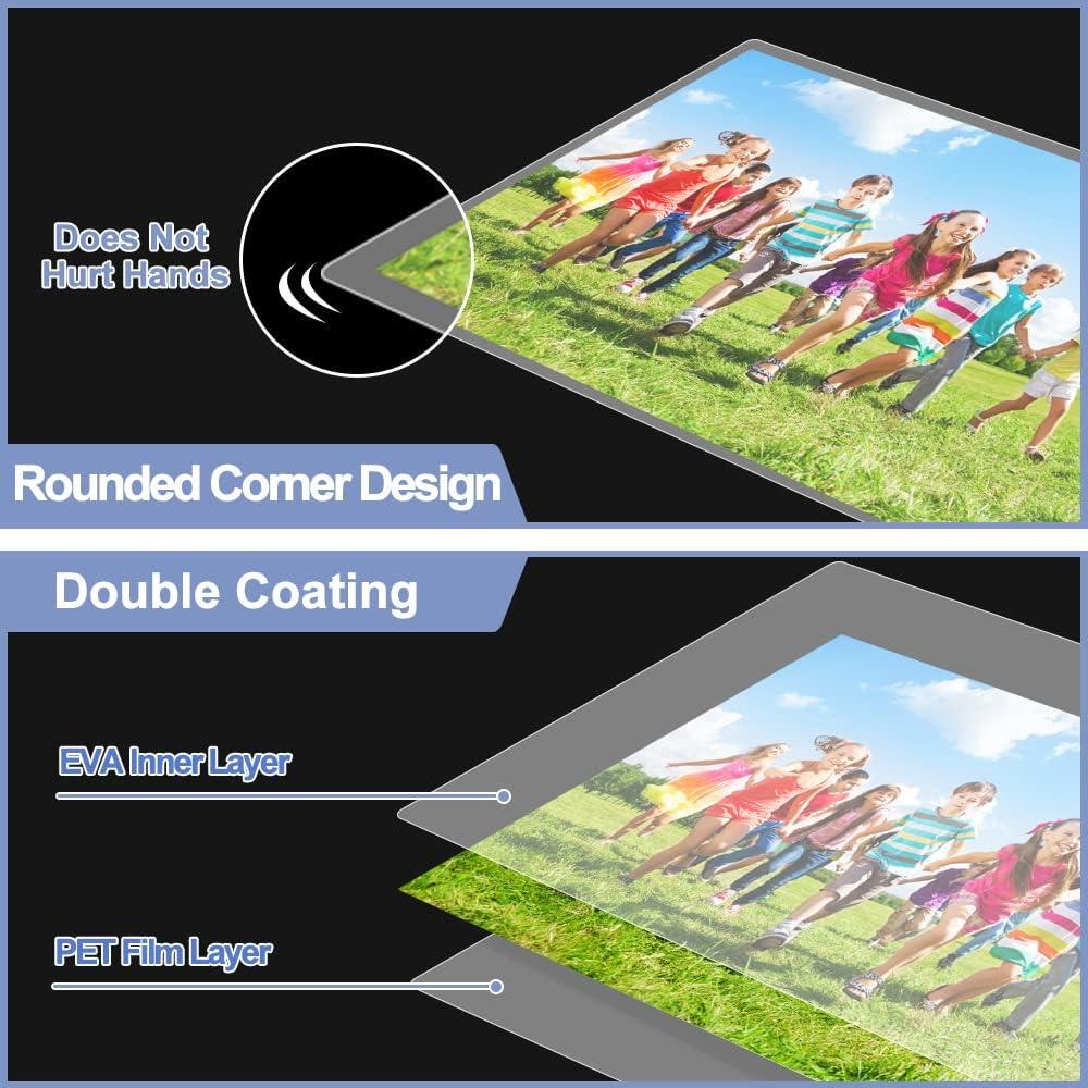 Hojas de Laminado PANDRI 200 Pack 5 Mil 11.5 x 17.5 cm