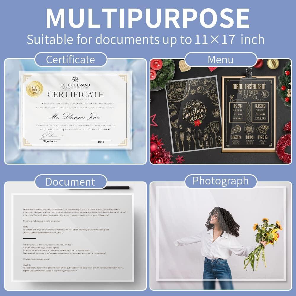 Hojas de Laminado PANDRI 200 Pack 5 Mil 11.5 x 17.5 cm