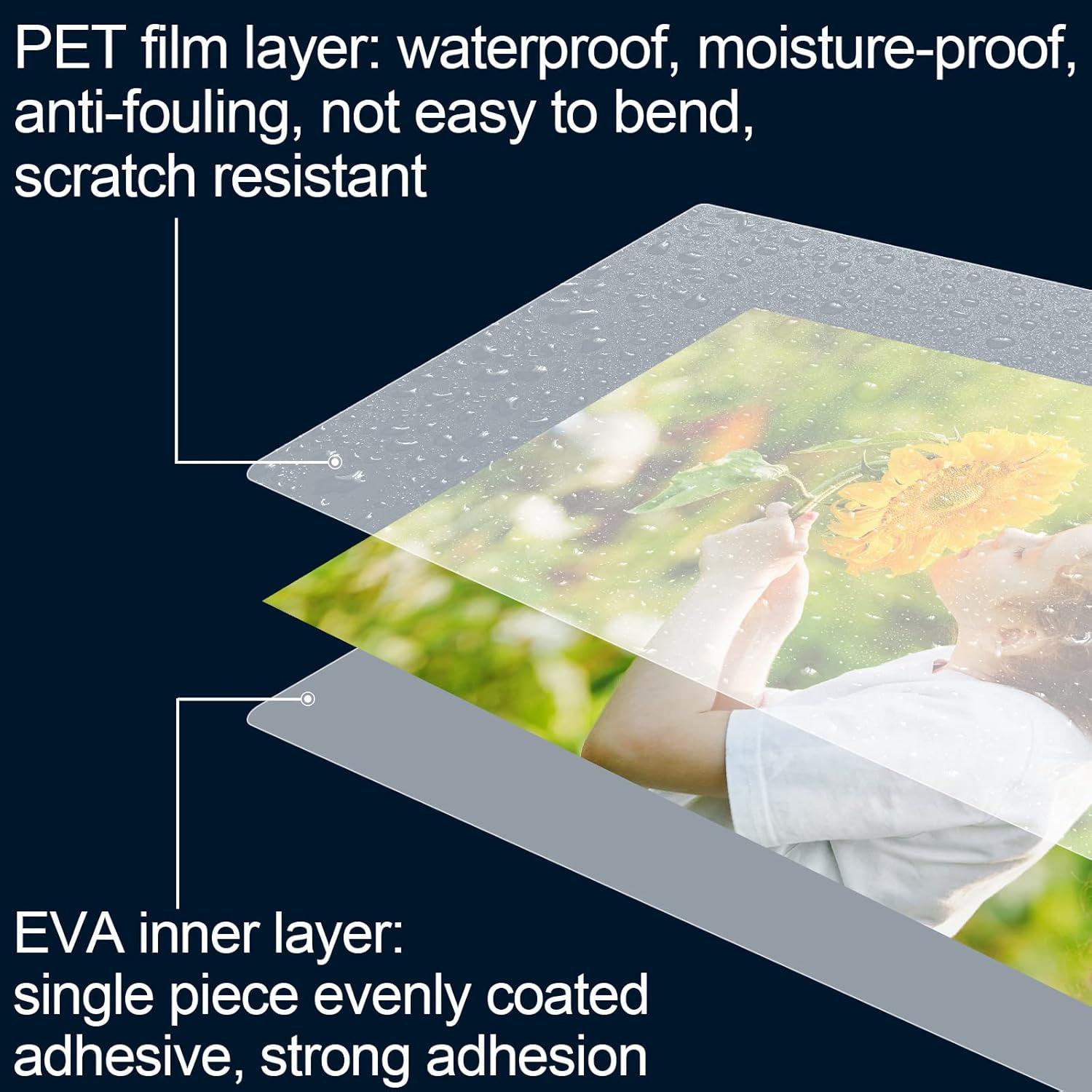 Hojas de Laminado HERKKA 200 Paquete 3 Mil Tamaño Carta