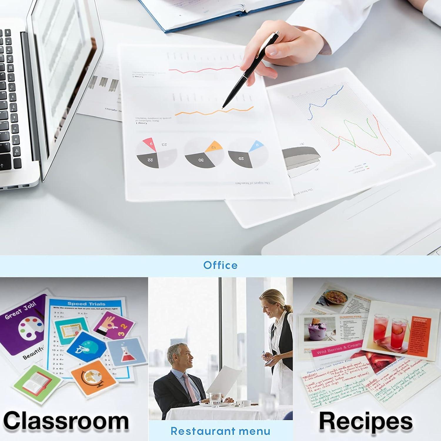 Hojas de Laminado MPRT 22.6 x 29 cm 3 Mil Paquete 200