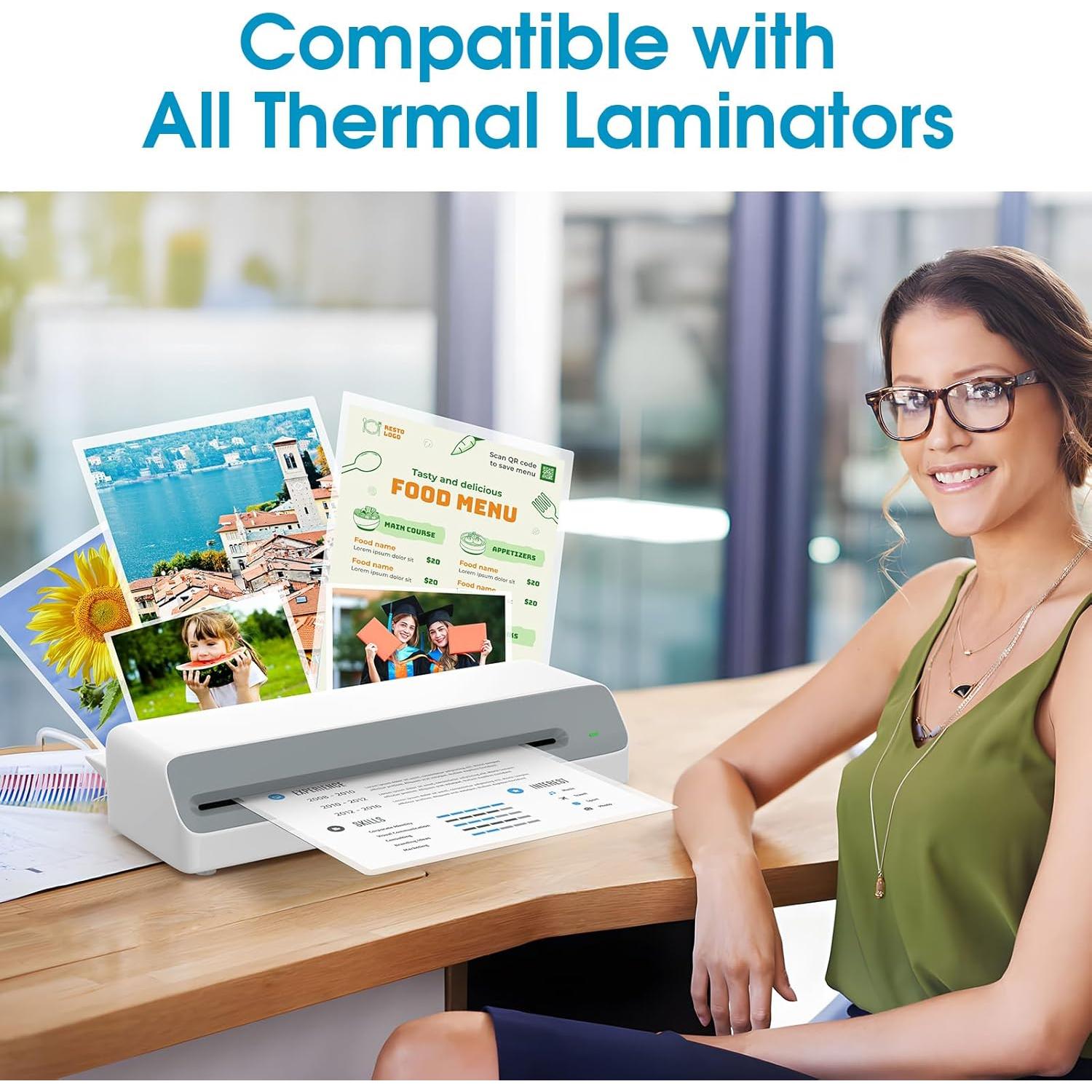 Hojas de Laminado KTRIO 5 Mil 25 Unidades 11 x 43 cm