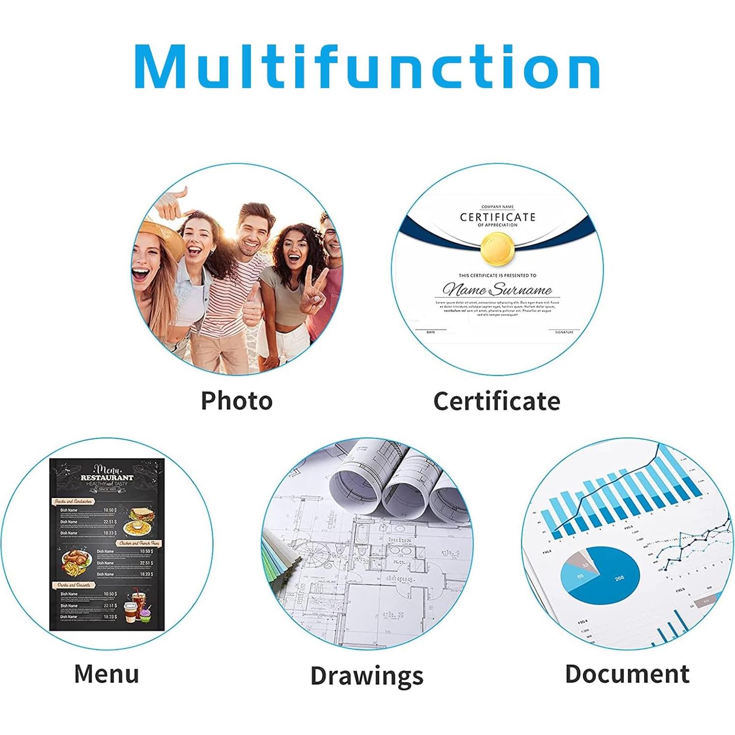 Fundas Térmicas para Laminado RyhamPaper 200 Hojas 22.6x29 cm