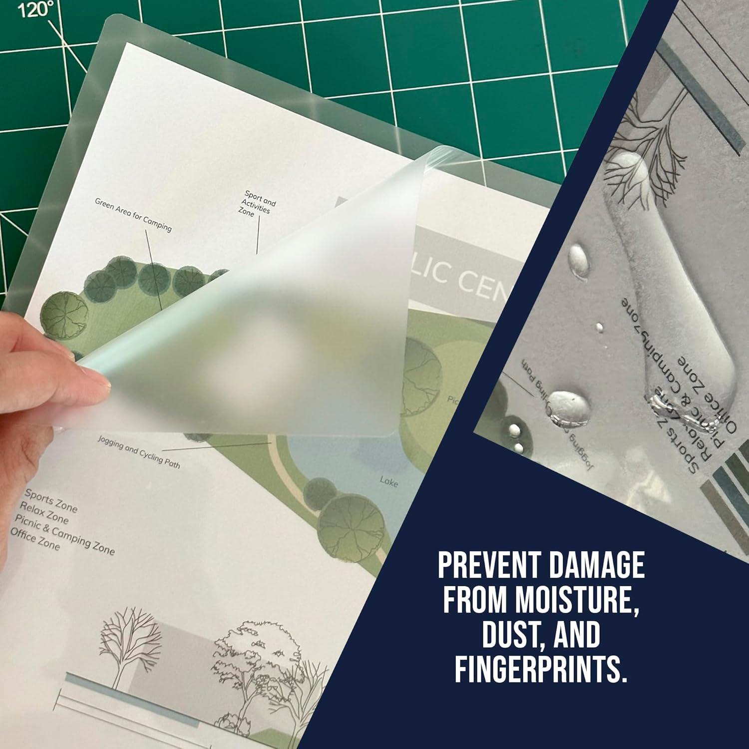 Fundas de Laminado Térmico Office Werks 100 Unidades Carta 3 Mil