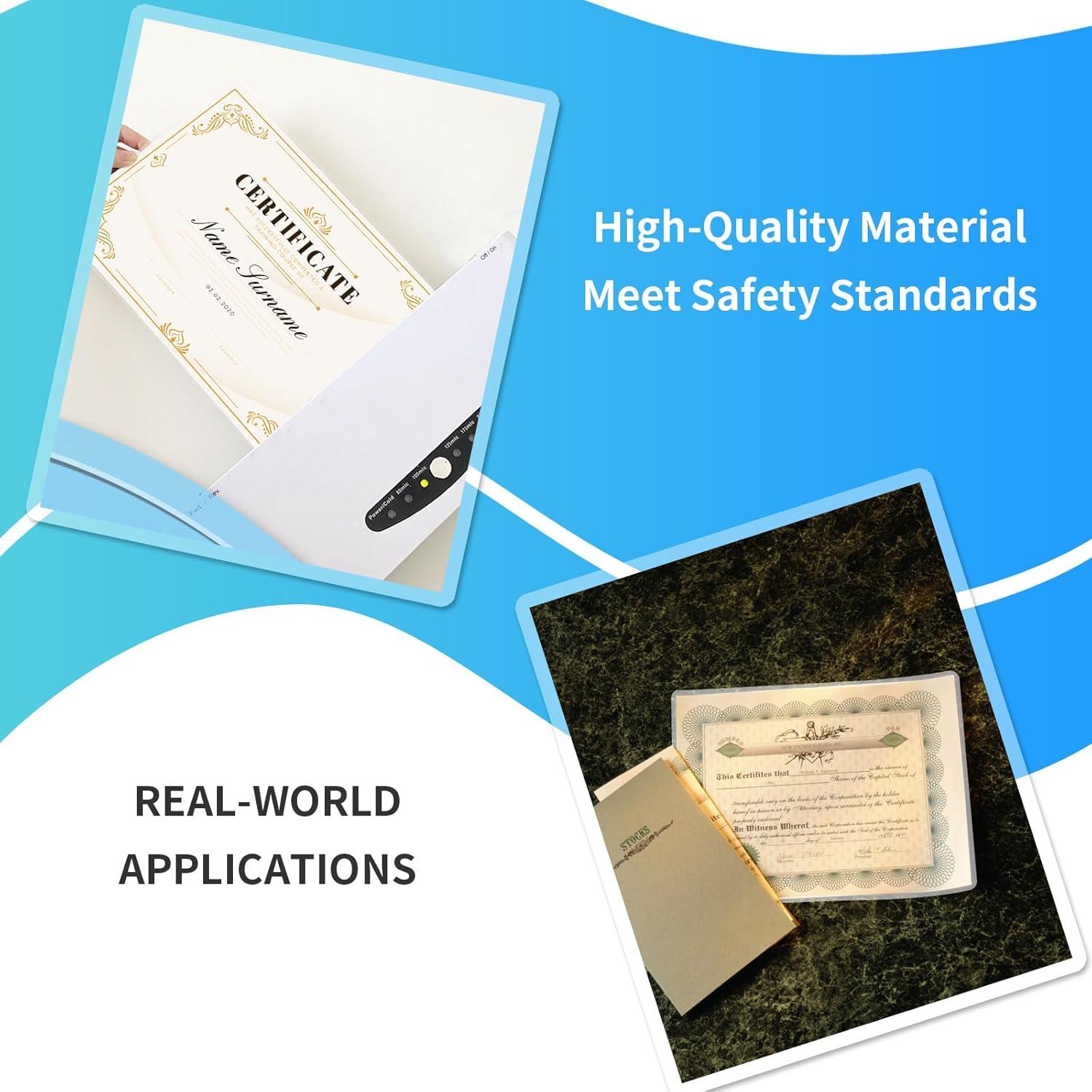 Paquete de 30 Hojas de Laminado CLASSY 3 Mil Tamaño Carta