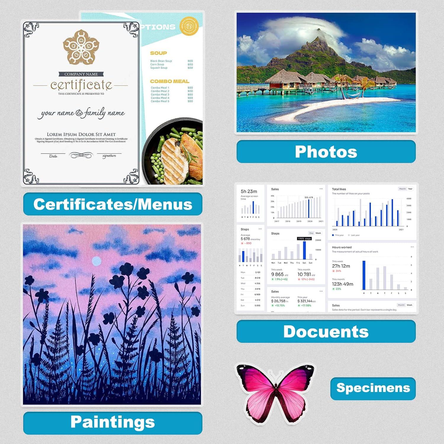 Bolsas de Laminado Tapsin 5 Mil 100 Pcs Tamaño Carta