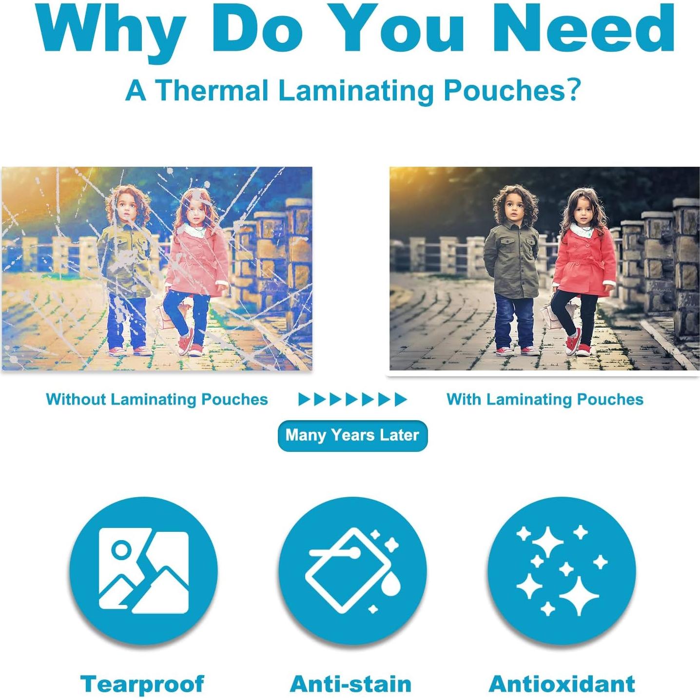 Bolsas de Laminado Tapsin 5 Mil 100 Pcs Tamaño Carta