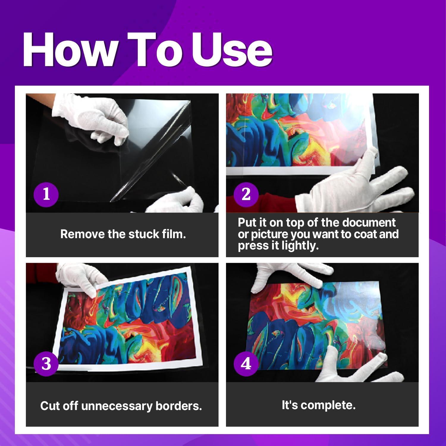 Papel de Laminado Autoadhesivo T TORTO9 30 Hojas Carta