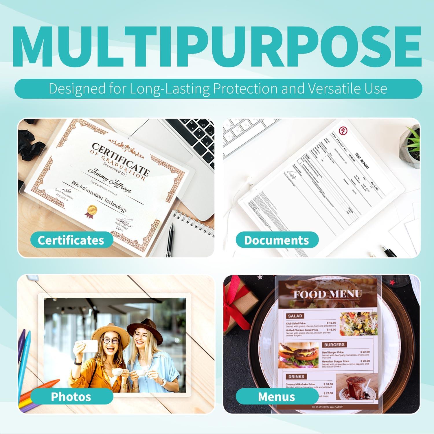 Fundas de Laminado Térmico Binditek 50 Pack 3 Mil Carta