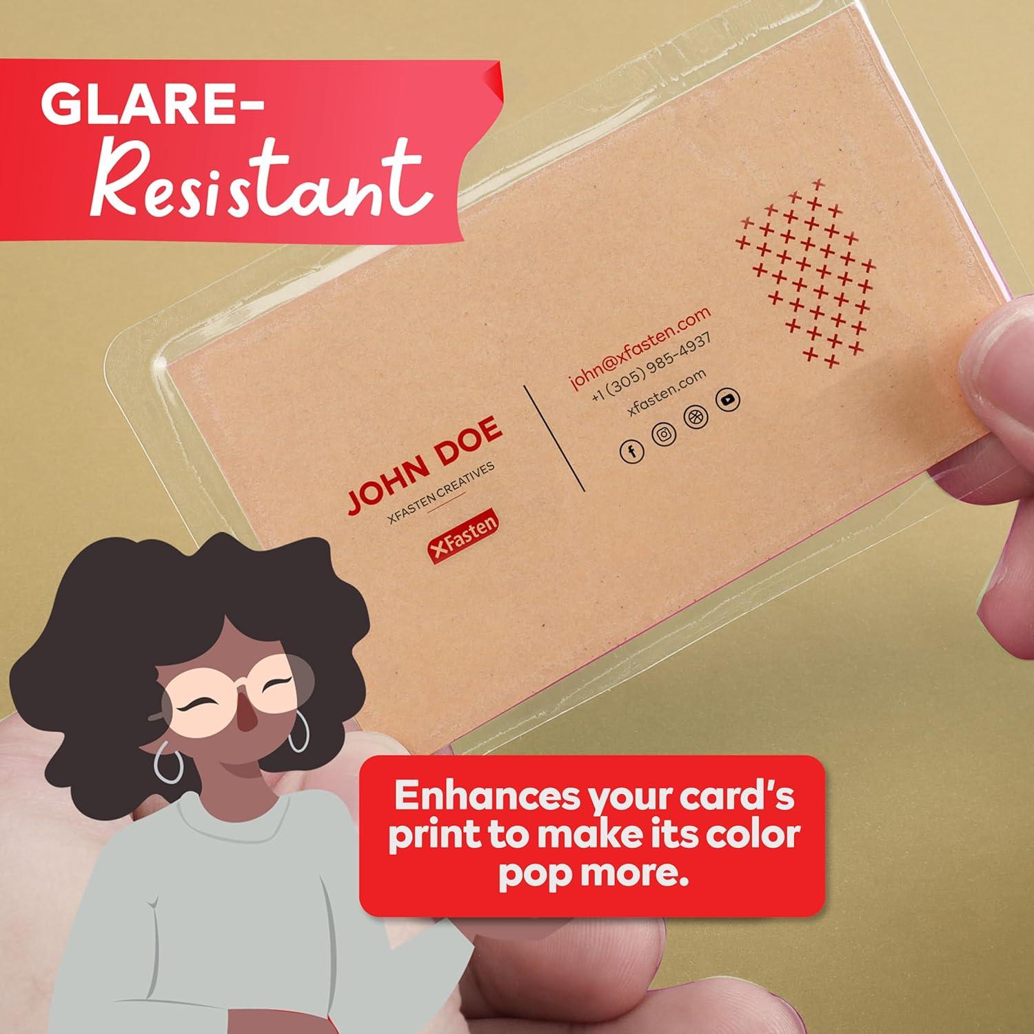 Bolsas de Laminado Autoadhesivas XFasten 10 Mil 100 Paquete 10x7.6 cm