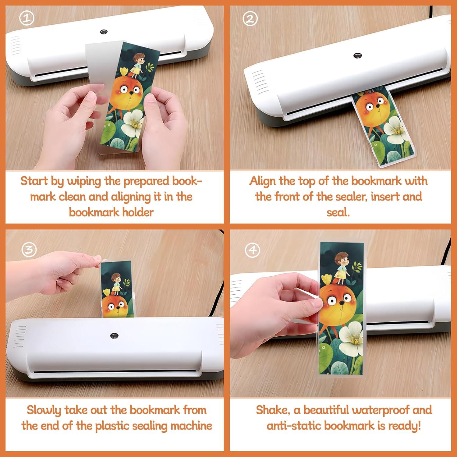 120 Fundas de Laminado FUYITE 5x15 cm 10 Mil Transparentes