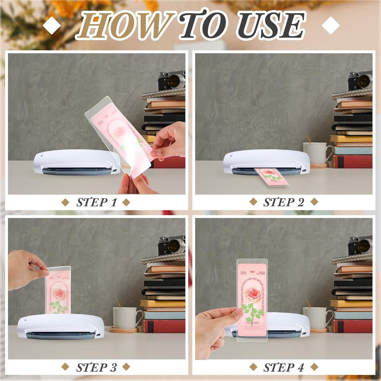 Kit de Laminado para Marcadores Fuyoooo 301 Pcs 6x16 cm