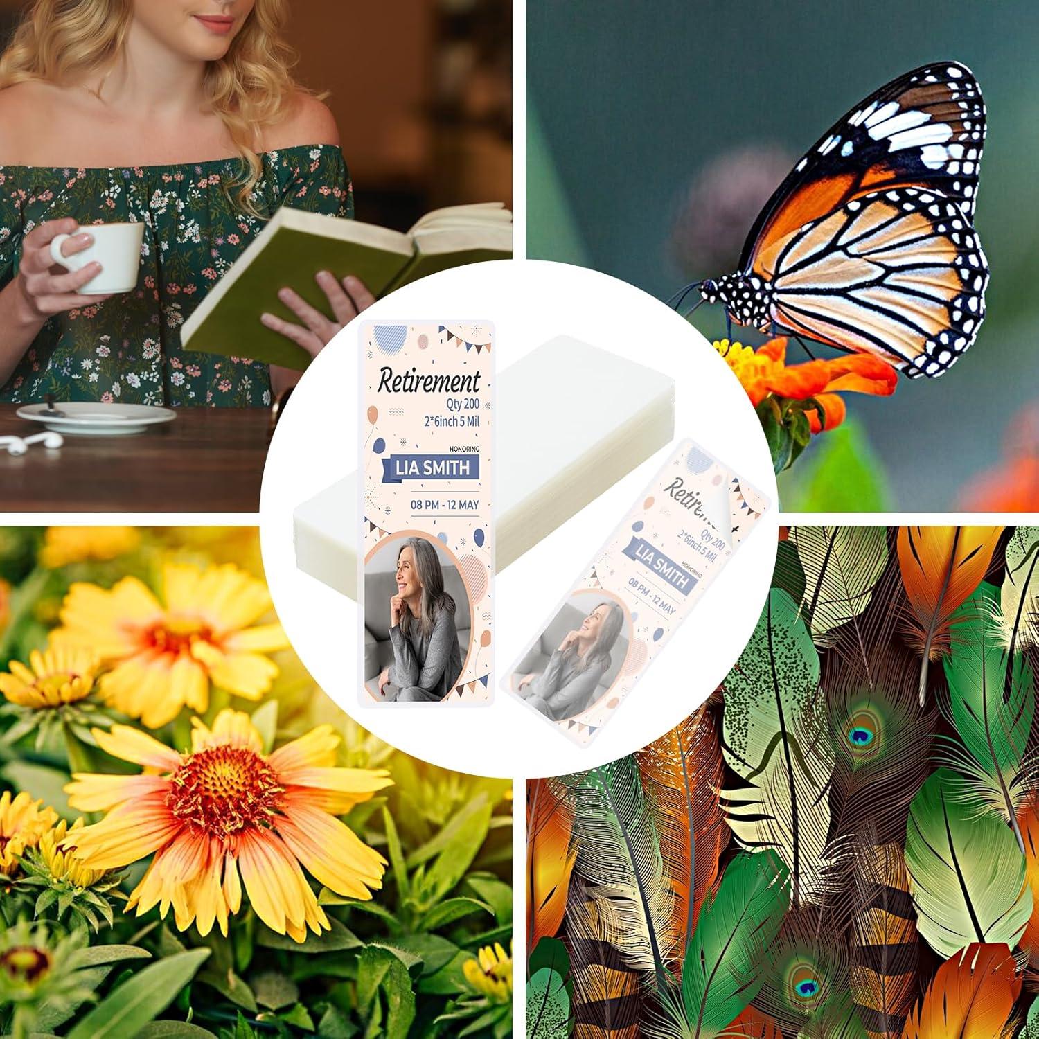 Fundas de Laminado para Marcadores DLUGOPIS 5 Mil 200 Piezas