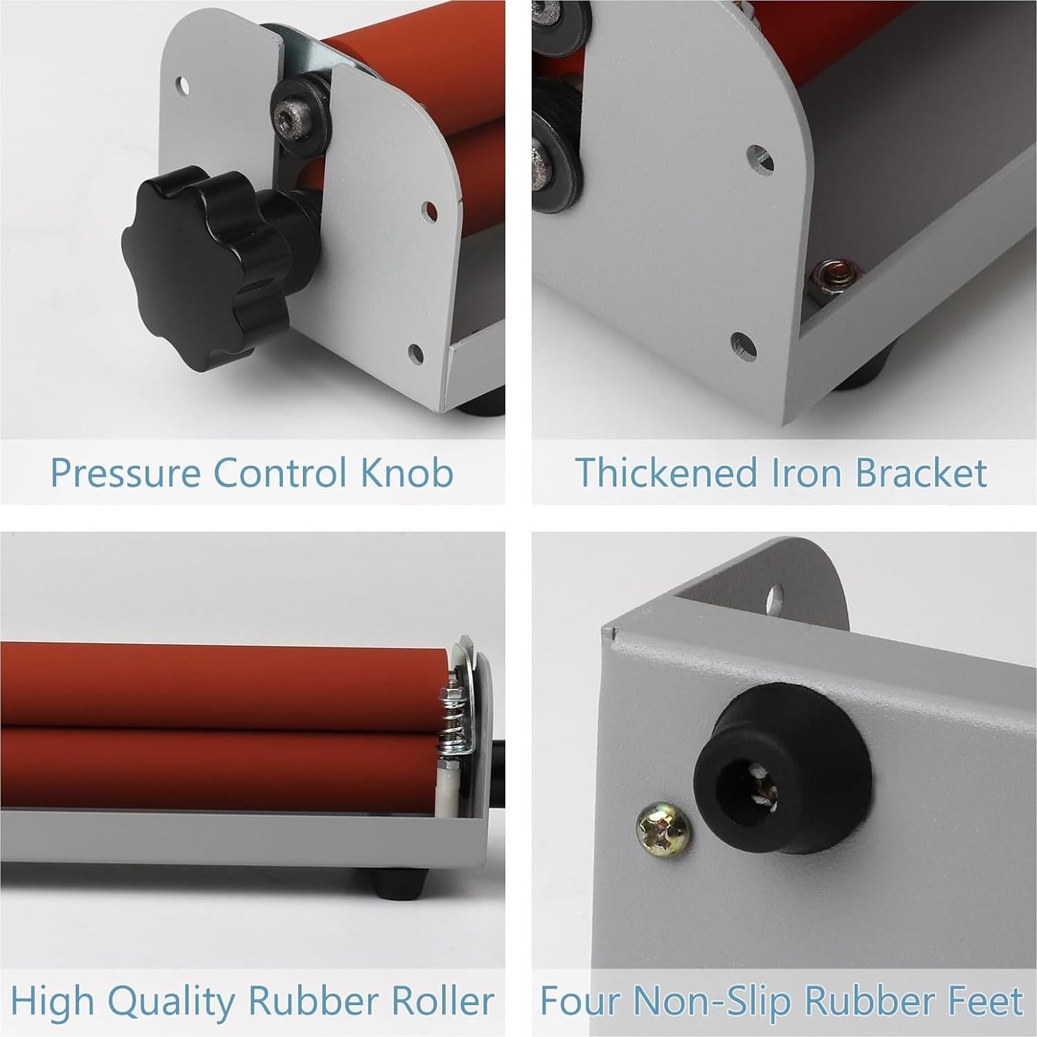 Laminadora Fría Manual Oztwel 12 Pulgadas A4 1.90 kg
