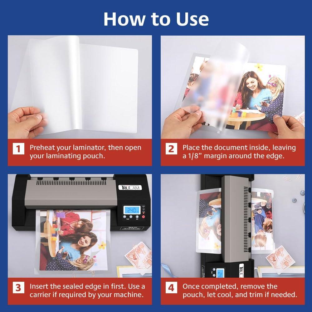 Bolsas de Laminado TruLam 5 Mil 30.48x45.72 cm Esquinas Redondeadas