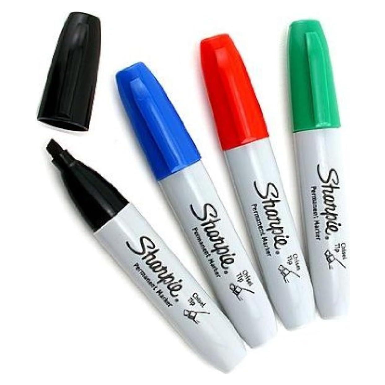 Marcador Permanente Sharpie Punta Cincel Asortido 1 Unidad