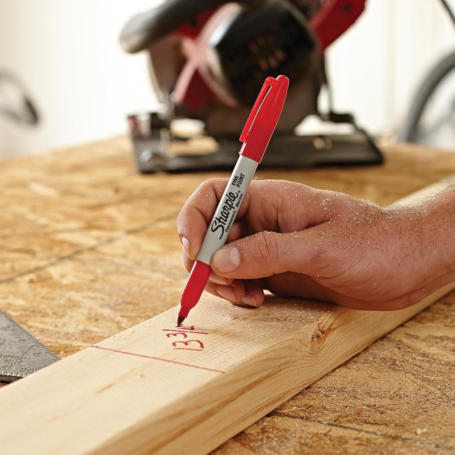 Marcadores Permanentes Sharpie Punta Fina 4 Colores 0.7mm