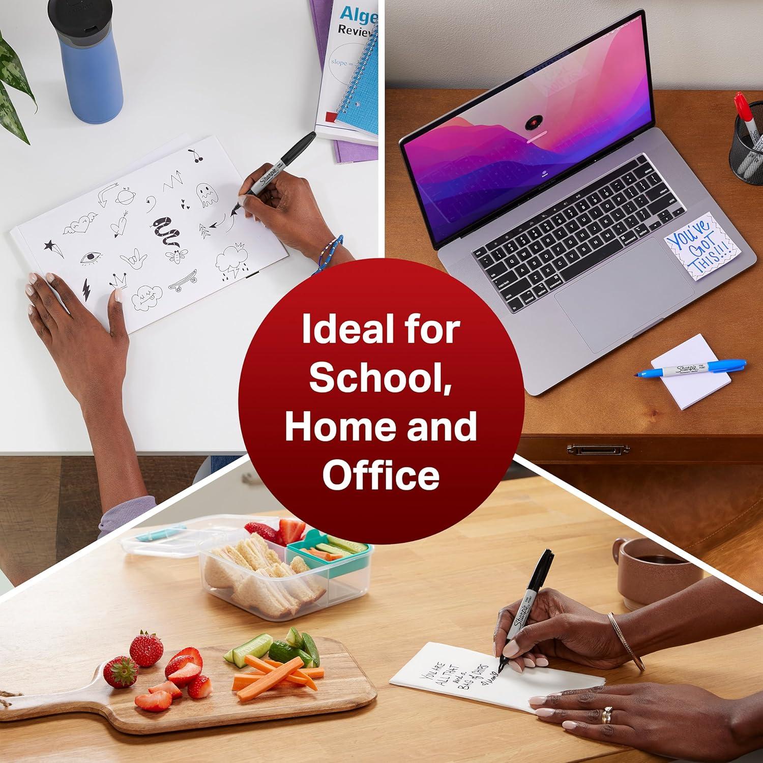 Marcador Permanente Sharpie Negro Punta Fina 0.5mm 1 Unidad