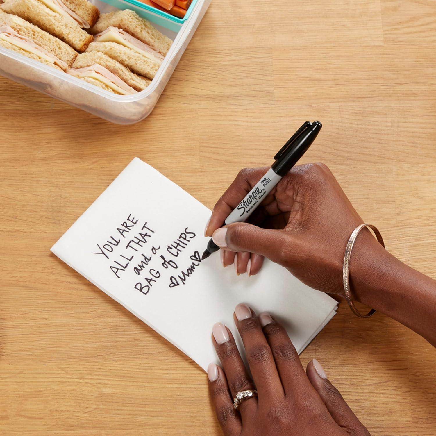 Marcador Permanente Sharpie Negro Punta Fina 0.5mm 1 Unidad