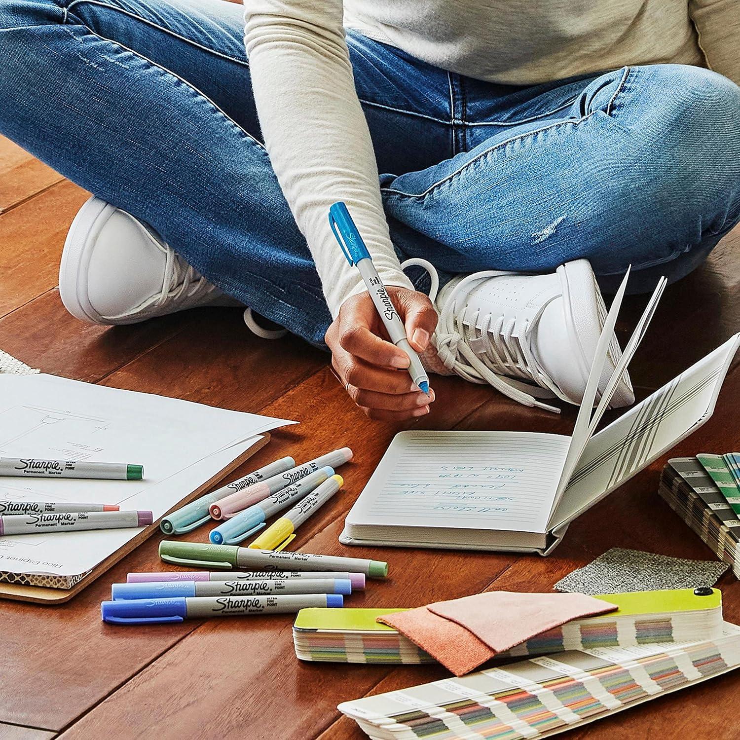 Marcadores Permanentes Ultra-Finos Sharpie Mystic Gems 5 Unidades