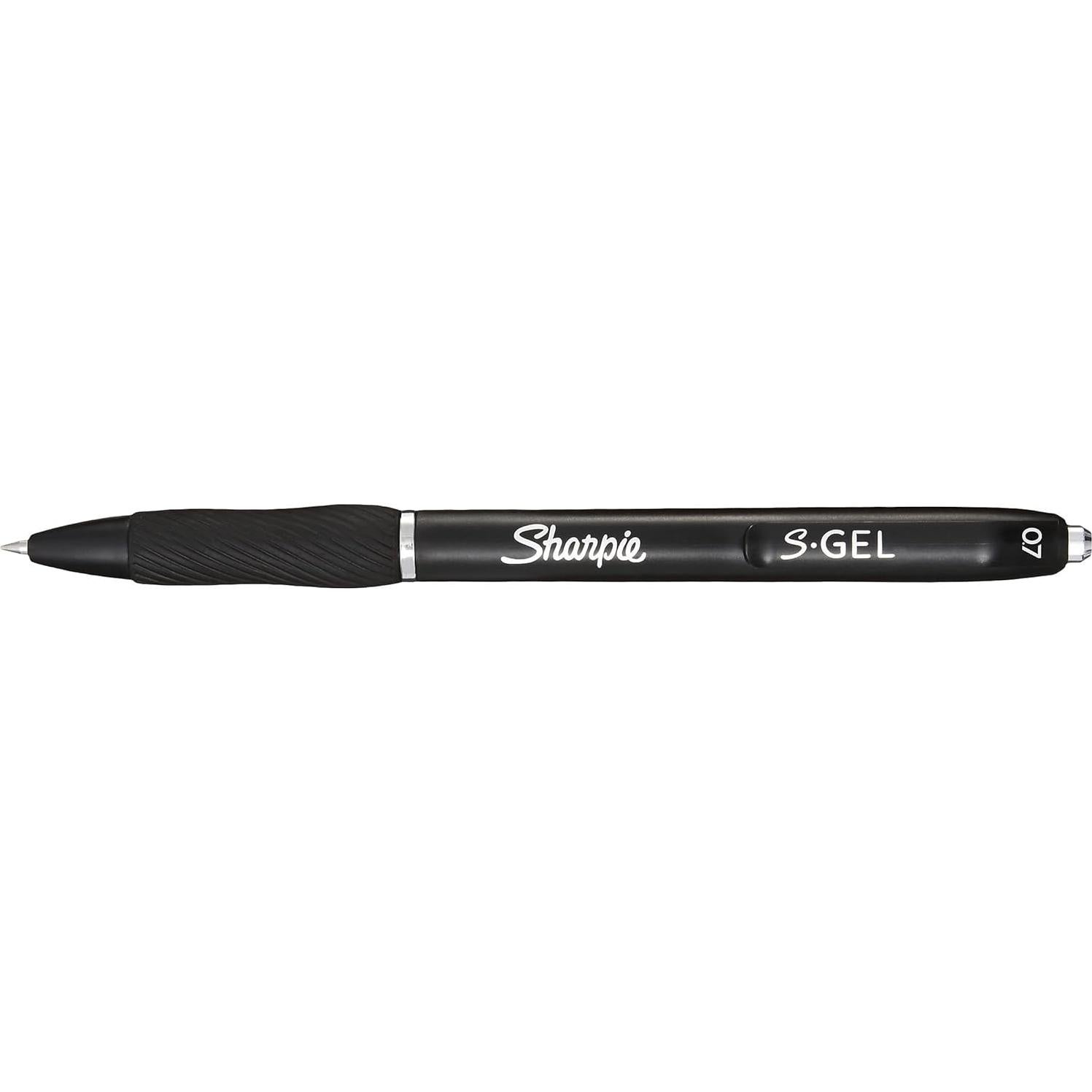 Bolígrafo de Gel Sharpie S-Gel 0.7mm Tinta Negra 36 Unidades