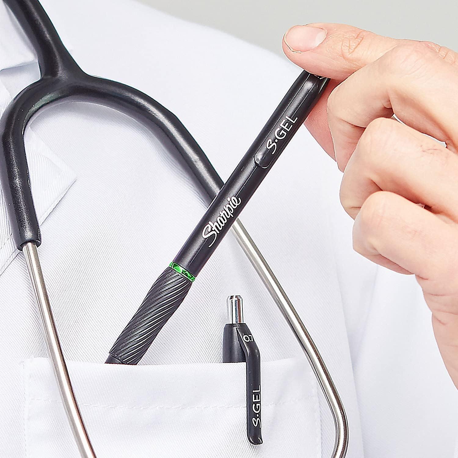 Bolígrafo de Gel Sharpie S-Gel 0.7mm Tinta Negra 36 Unidades