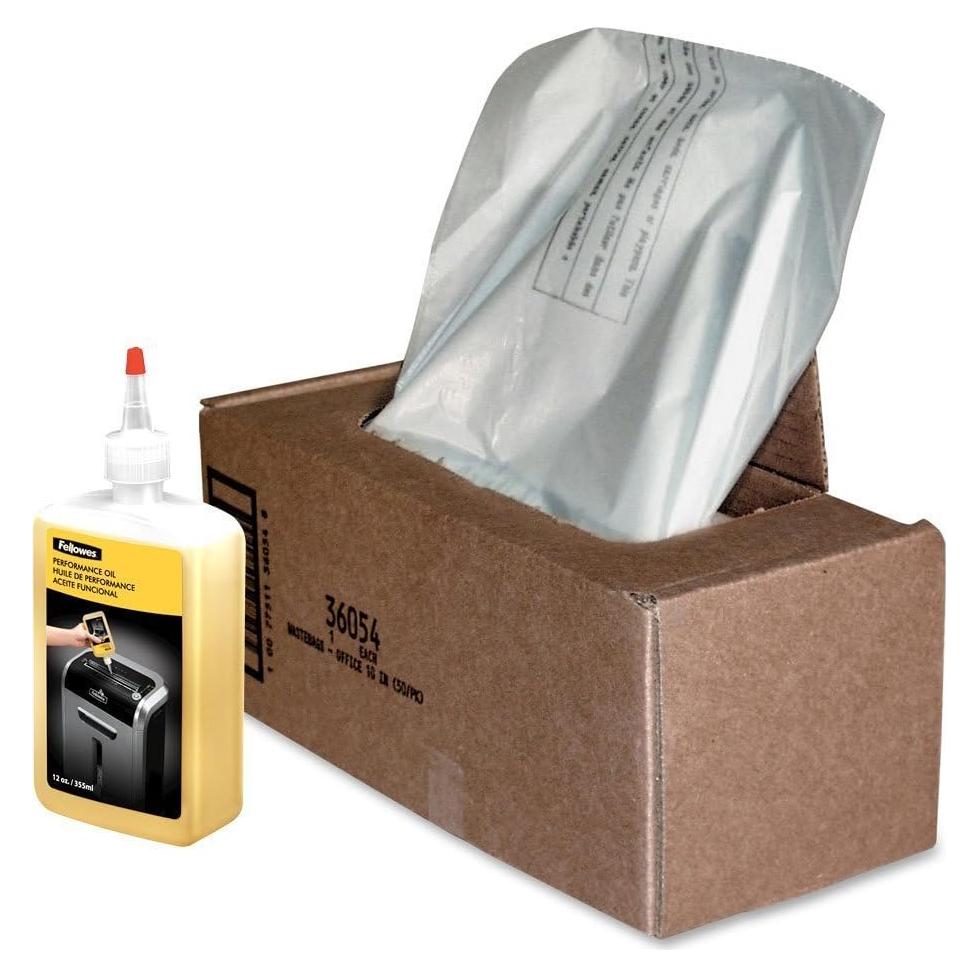Paquete de Aceite y Desechos Fellowes para Trituradoras 12 oz