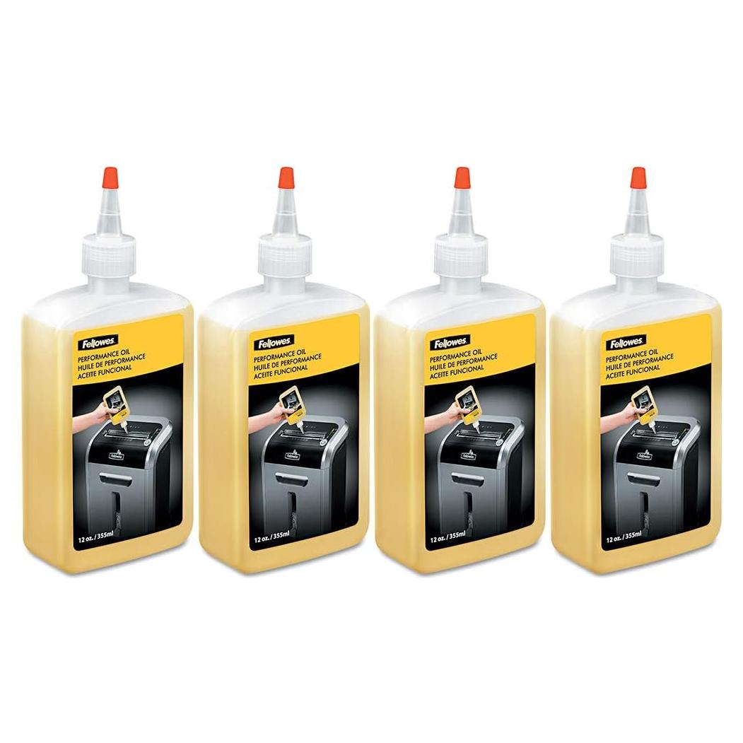 Aceite de Rendimiento Fellowes 35250 - 4 Botellas de 355 ml