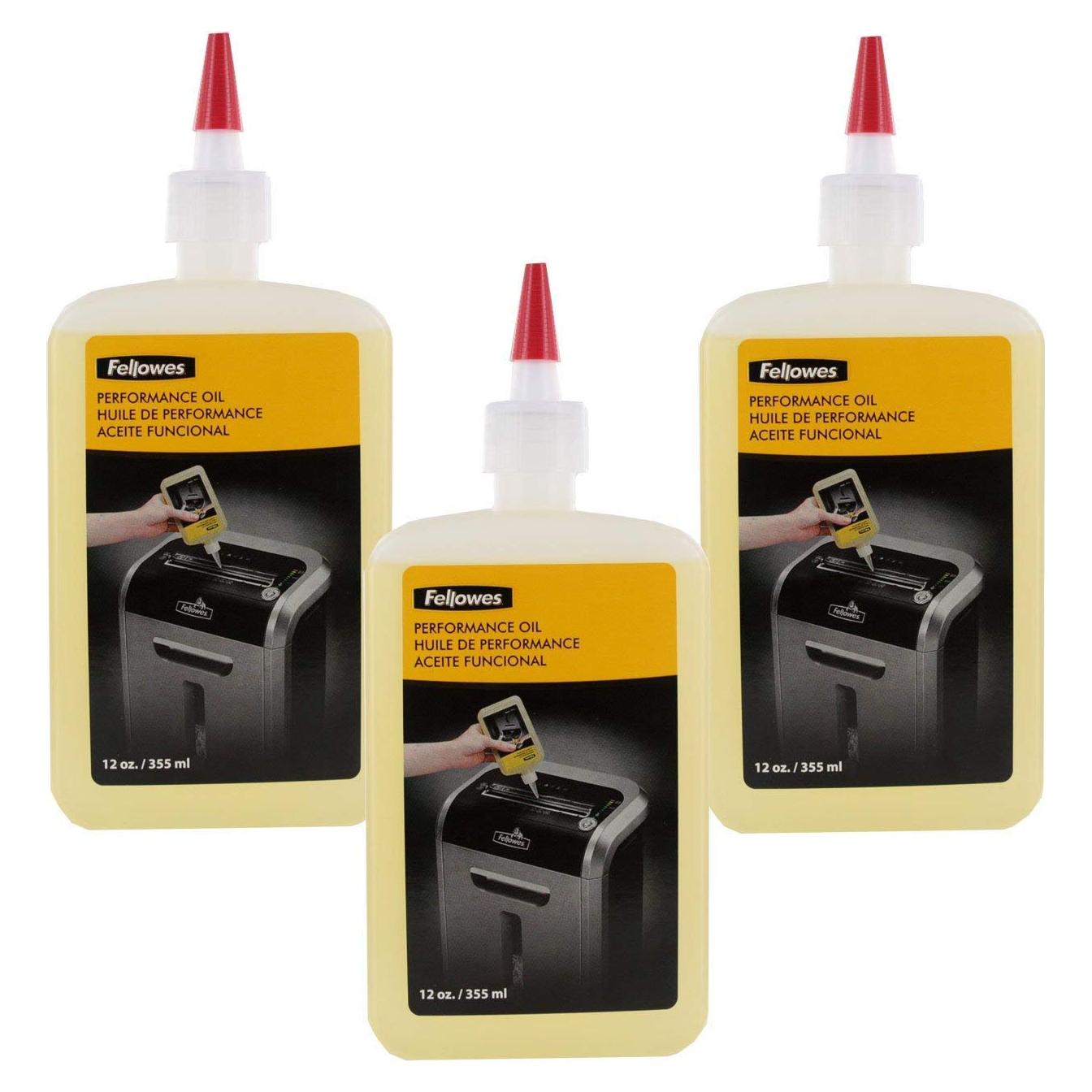 Aceite para Trituradoras Fellowes 355 ml - Paquete de 3