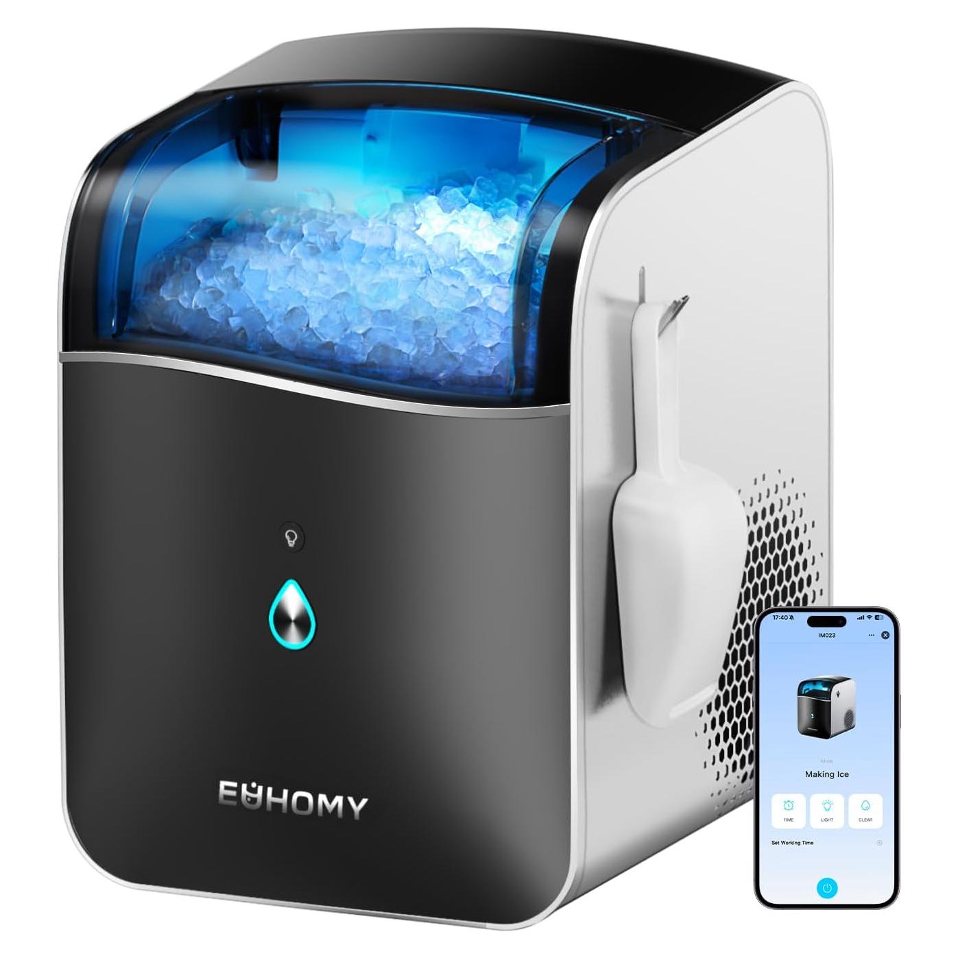 Fabricante de Hielo Nugget EUHOMY HZB-15NF 18.14 kg/día