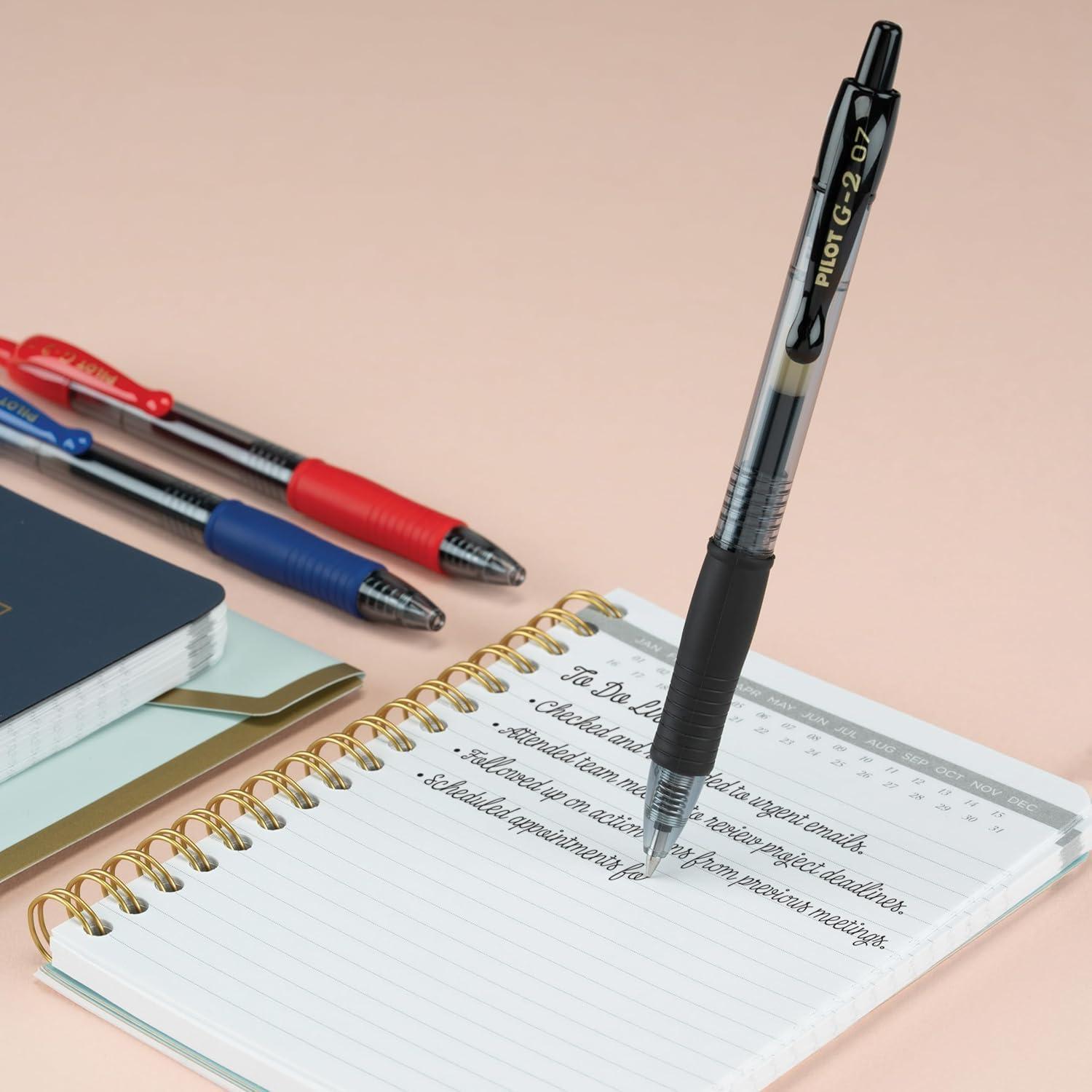 Bolígrafos de Gel Pilot G2 Arcoíris 0.7 mm - Paquete de 8