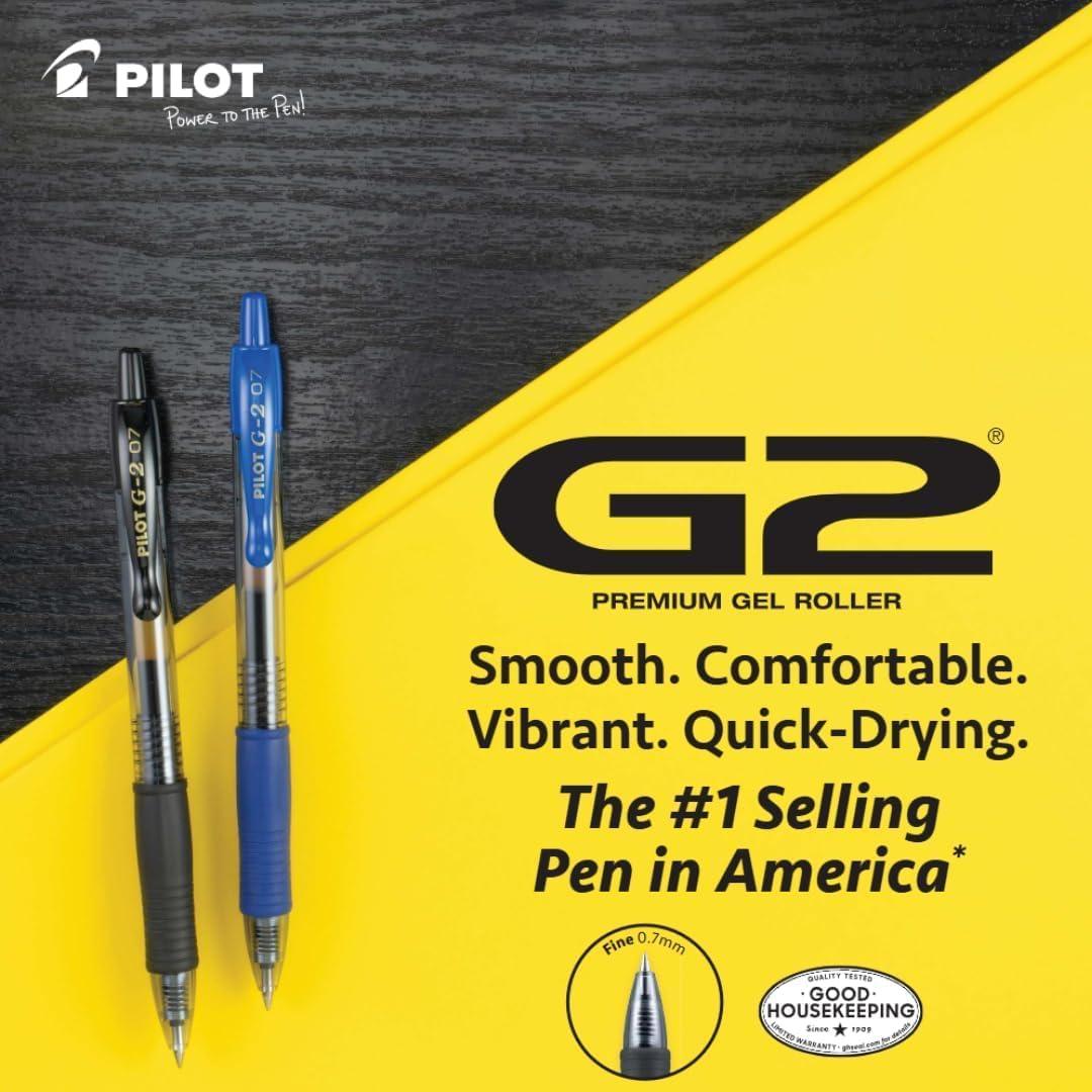 Bolígrafos de Gel Pilot G2 Arcoíris 0.7 mm - Paquete de 8