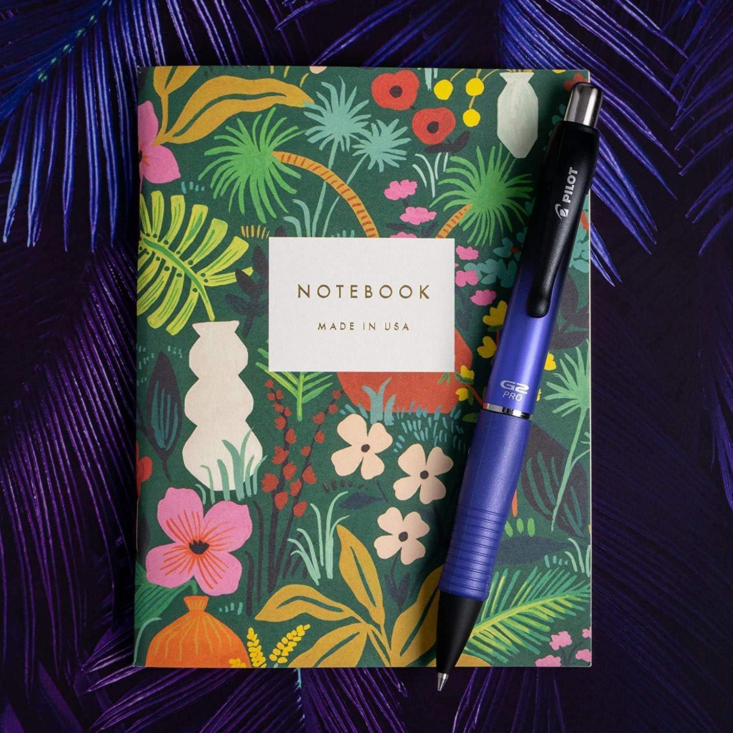 Bolígrafo Gel Pilot G2 Pro 0.7 mm Punta Fina Tinta Negra Barril Azul