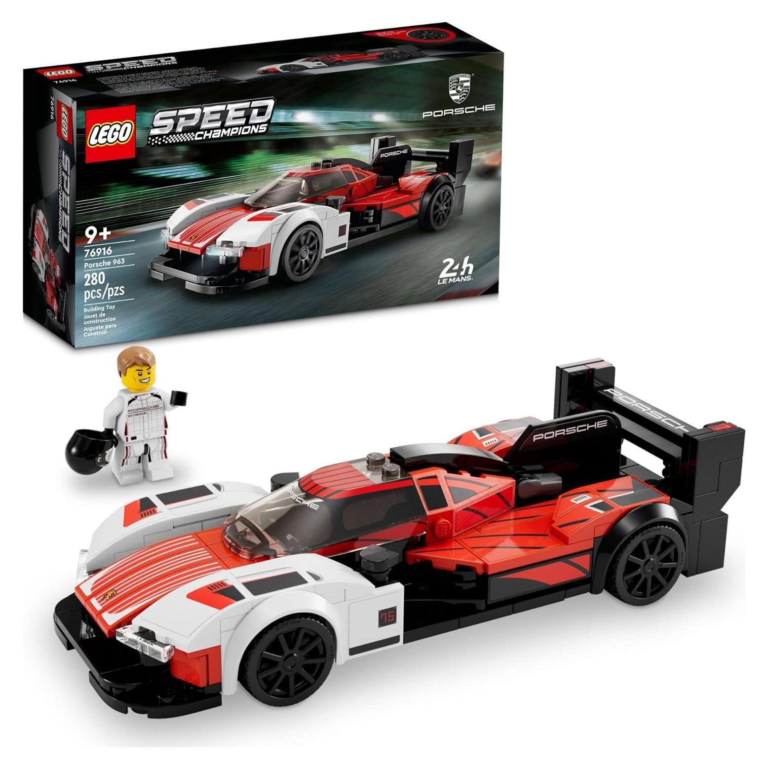 LEGO Speed Champions Porsche 963 76916, Coche de Carreras
