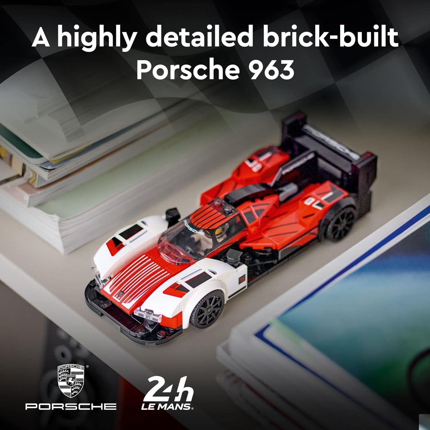 LEGO Speed Champions Porsche 963 76916, Coche de Carreras