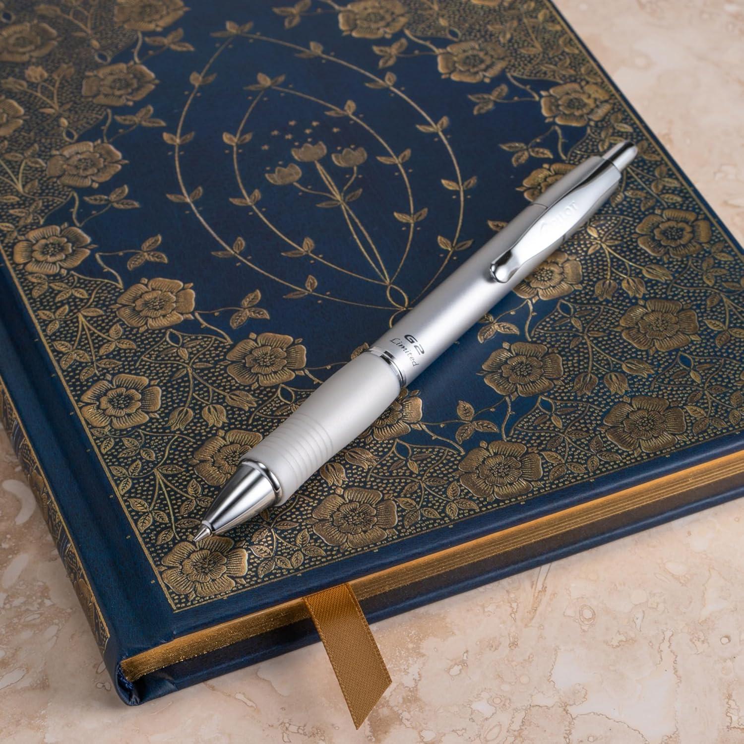 Bolígrafo de Gel Pilot G2 Limitado Metal 0.7mm Tinta Negra