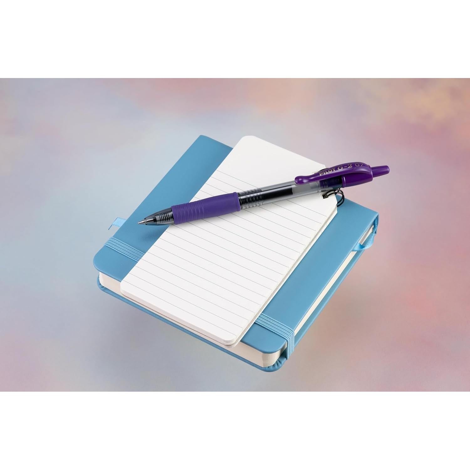 Bolígrafos de Gel Pilot G2 Fina 0.7mm Uva - Paquete de 12