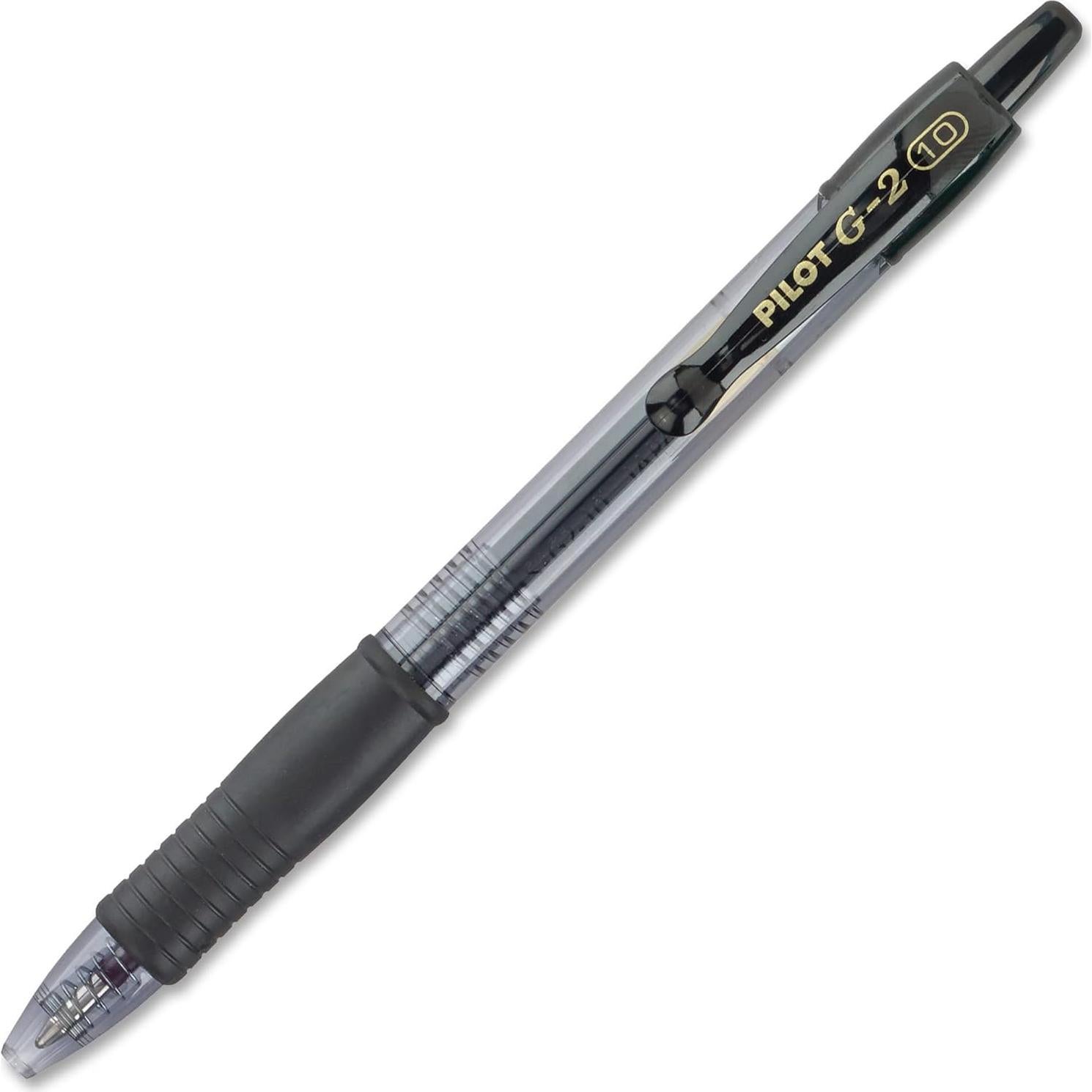 Bolígrafos de Gel Pilot G2, 12 Unidades, Tinta Negra, Punta 1 mm