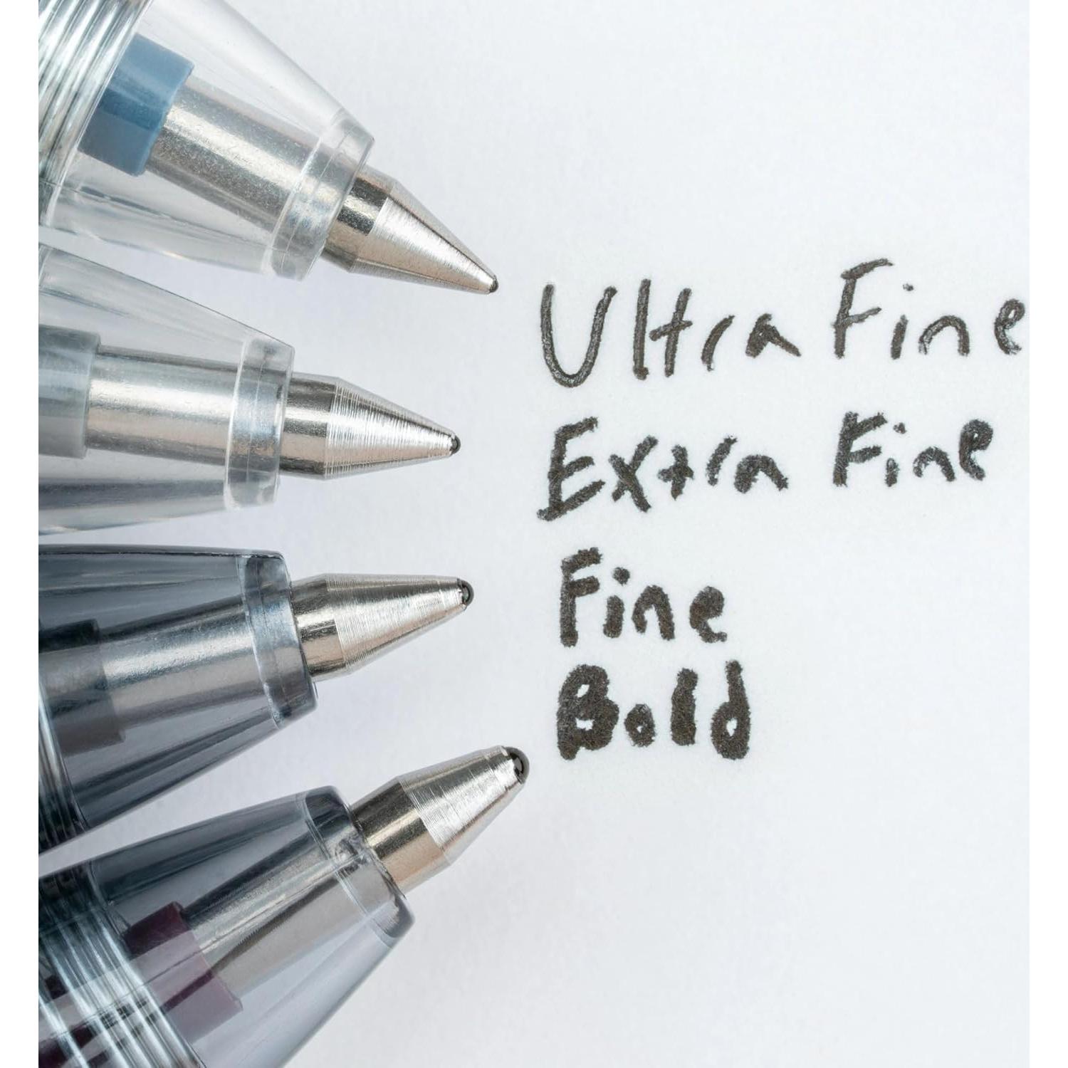 Bolígrafos de Gel Pilot G2, 12 Unidades, Tinta Negra, Punta 1 mm