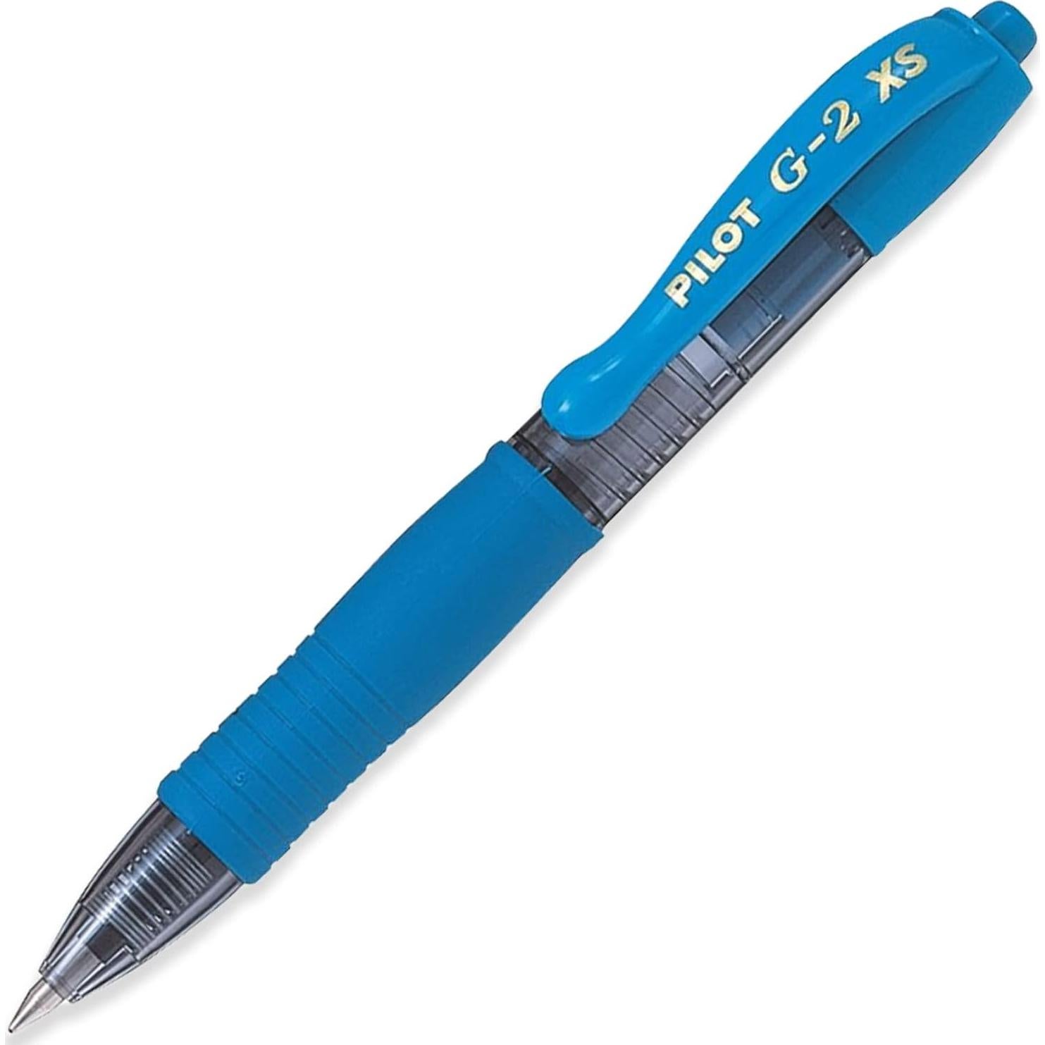 Mini bolígrafos de gel Pilot G2-XS7 - Punta 0.7mm - Azul (3 unidades)
