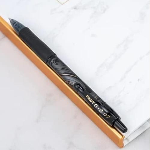 Bolígrafos de Gel Pilot G2 Mineral Art Edición Limitada 0.7mm