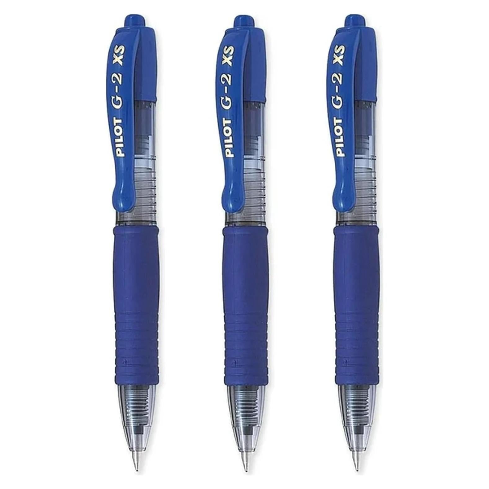 Bolígrafos Mini Rollerball Pilot G2-XS7 Azul 0.7mm (3 Unidades)