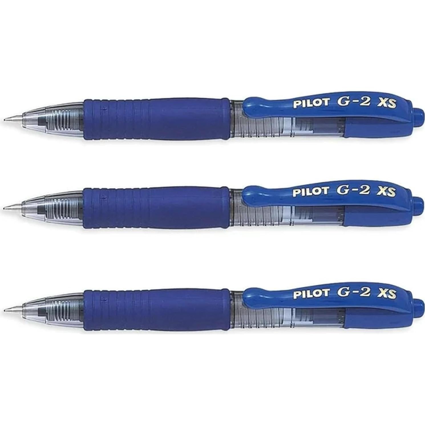 Bolígrafos Mini Rollerball Pilot G2-XS7 Azul 0.7mm (3 Unidades)