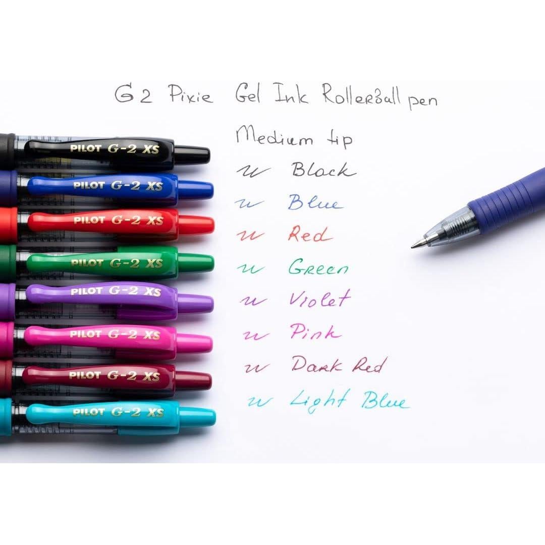 Mini bolígrafos Pilot G2-XS7 tinta verde 0.7mm (3 unidades)