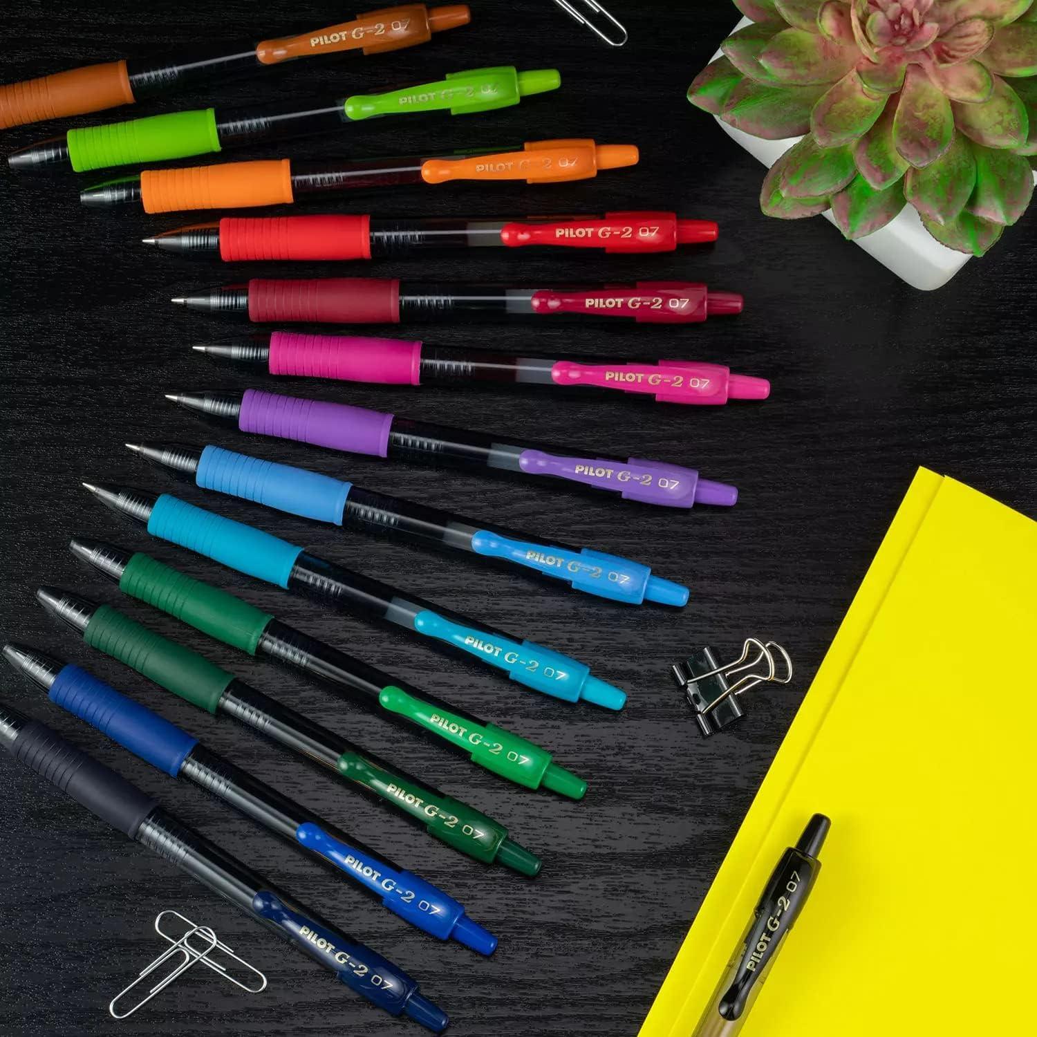 Bolígrafos de Tinta de Gel Pilot G2 Premium 0.7mm 16 Colores