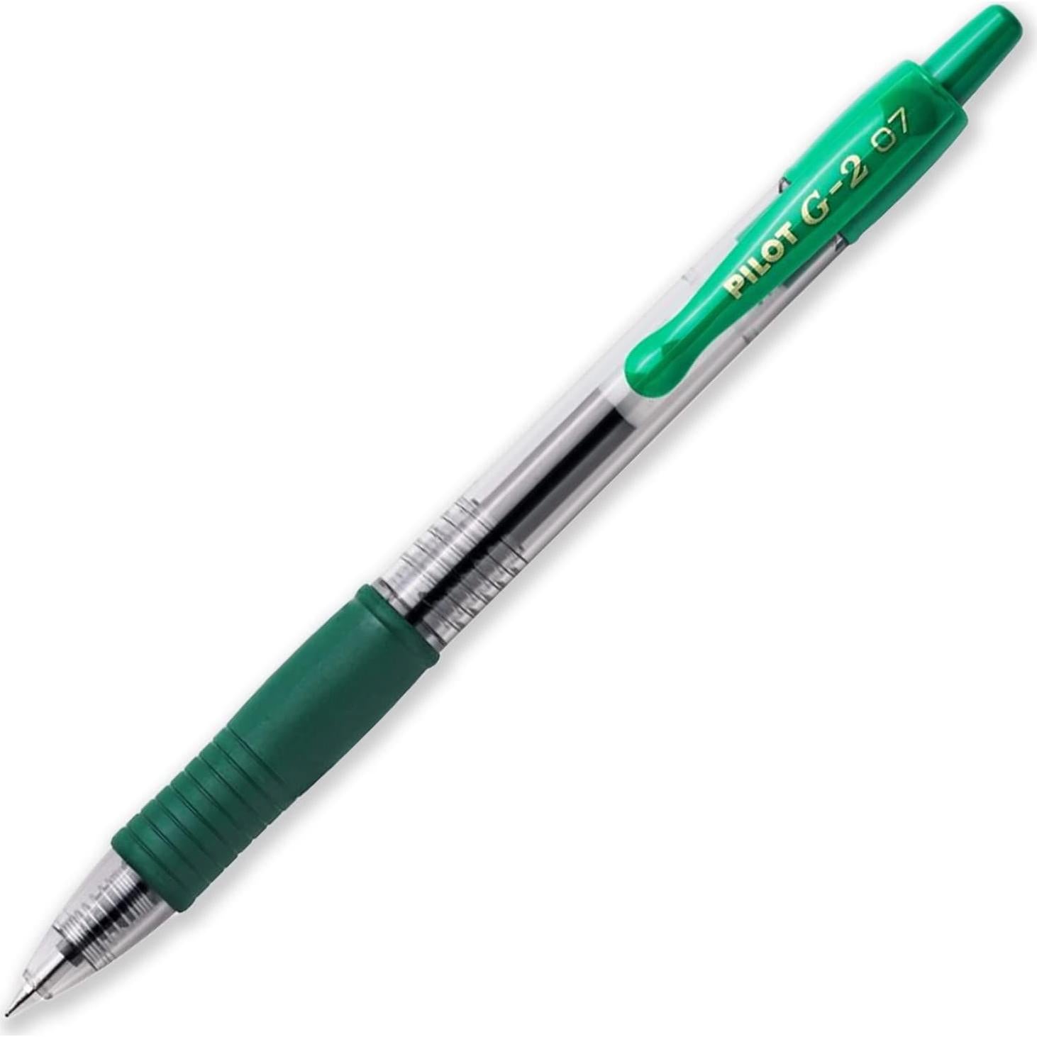 Bolígrafos de Gel Retráctiles Pilot G-2 - Set de 6 Colores