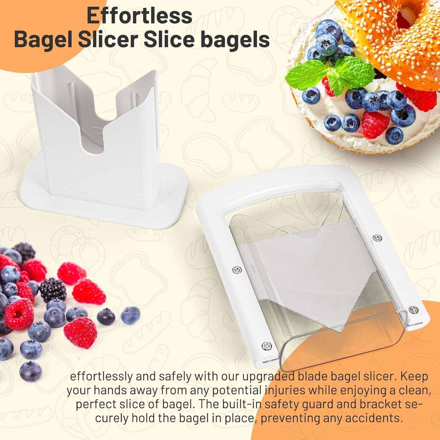 Cortador de Bagels Concy BSL001 - Corte Seguro y Limpio - ABS y Acero Inoxidable