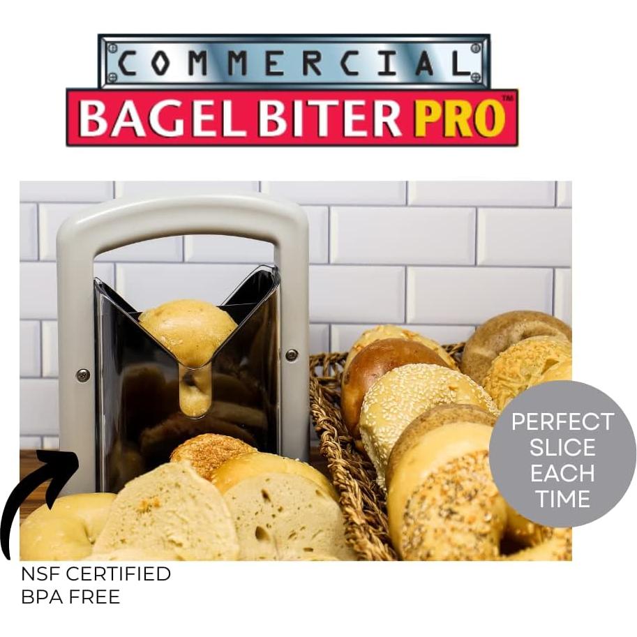Cortador de Bagel Comercial Larien 7800 - Libre de BPA - Apto Lavavajillas