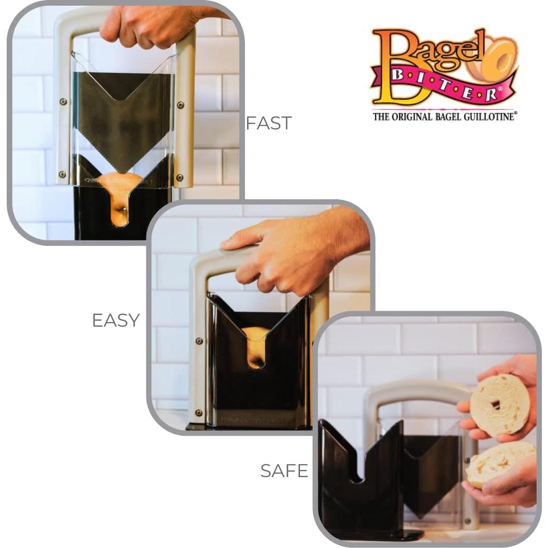 Cortador de Bagel Comercial Larien 7800 - Libre de BPA - Apto Lavavajillas