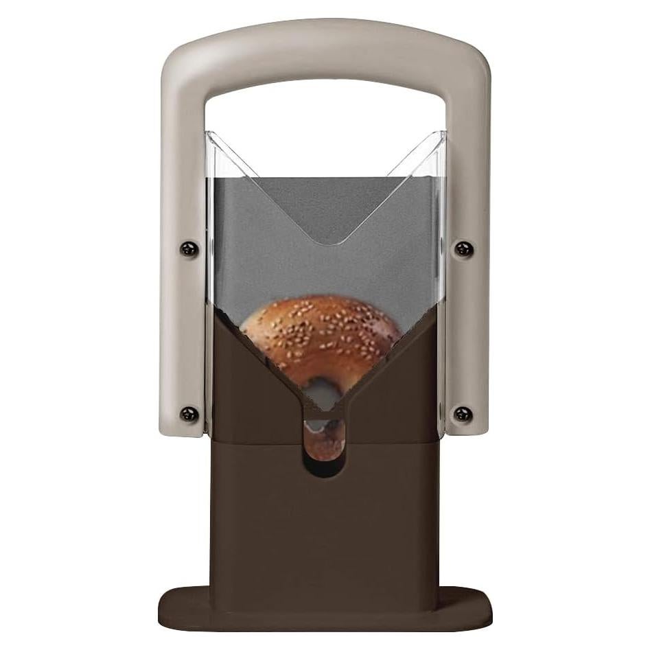 Cortador de Bagels WDEY de Acero Inoxidable Plata 22.4 cm