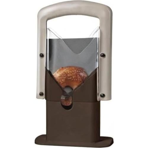 Cortador de Bagels WDEY de Acero Inoxidable Plata 22.4 cm